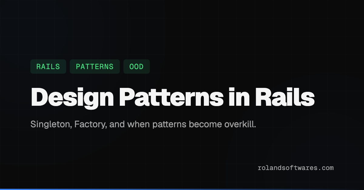 Design Patterns in Rails