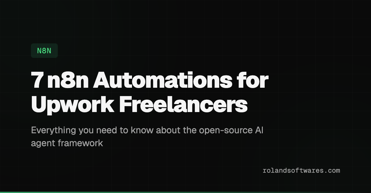7 n8n Automations for Upwork Freelancers
