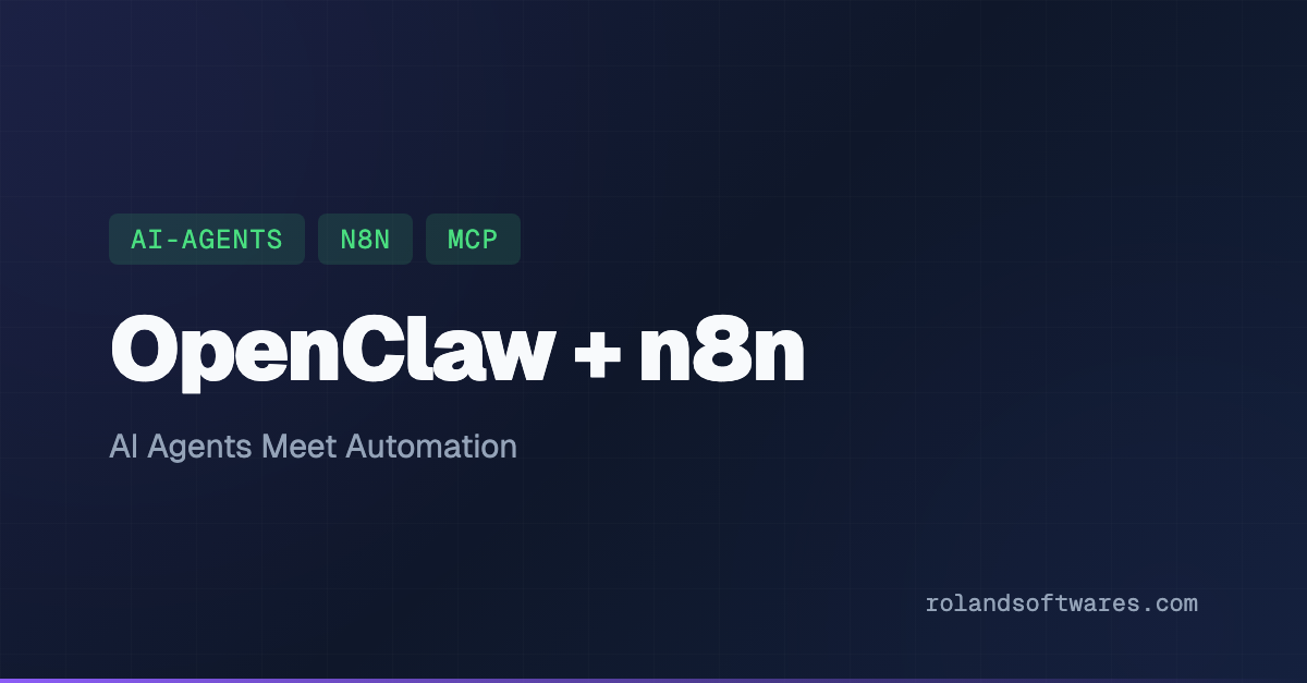 OpenClaw + n8n: AI Agents Meet Automation — Connect OpenClaw to n8n for AI agents that trigger real workflows. MCP bridge setup, architecture patterns, and practical integration examples.