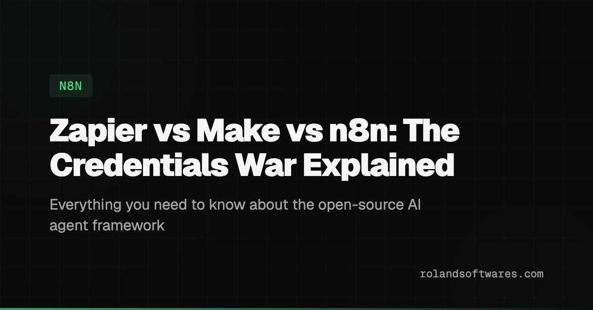 Zapier vs Make vs n8n: The Credentials War Explained
